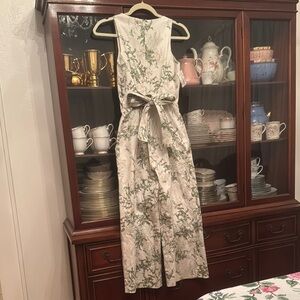 Antonio Melani Wallis leaf print jumpsuit